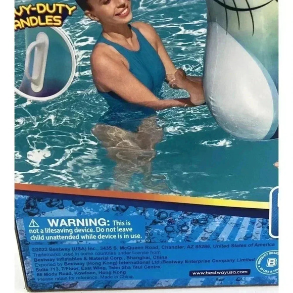 Bestway Splash N' Seal GO! H20 Ages 3+ Ride-On Inflatable Pool Toy New - Picture 11 of 12